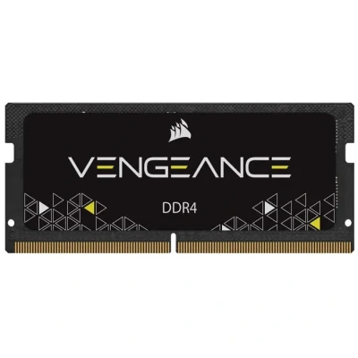 Image de Corsair Vengeance SODIMM 32GB (1x32GB) DDR4 3200MHz CL22 Mémoire pour Ordinateur Portable (Support des processeurs Intel Core de 11e génération) Noir