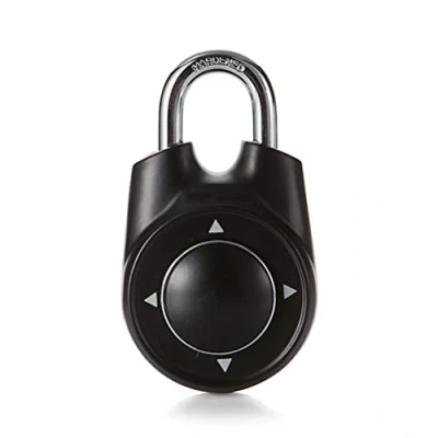 Image de TWSHLL Un Cadenas À Combinaison Directionnelle Speed Dial Set Your Own Combination Lock, pour Casier Ou Boîte De Rangement L&#039;école La Salle Gym,Noir