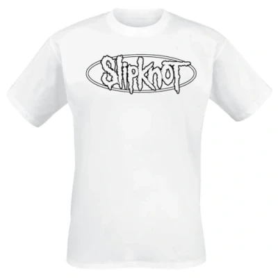 Image de Slipknot Numbers Homme T Shirt Manches Courtes Blanc XL 100% Coton Regular/Coupe Standard