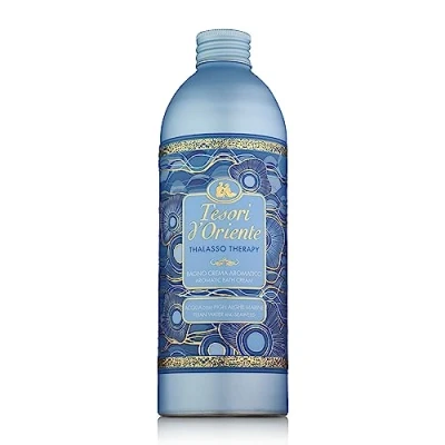 Image de Tesori d&#039;Oriente Crème de Bain Thalasso Therapy, moussant avec extrait d&#039;eau des îles Fidji et algue marine, nettoie la peau donne fraîcheur hydratation, 500 ml
