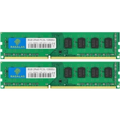 Image de 16GB Kit DDR3 1600MHz (2x8GB) DDR3L 12800U RAM 8GB 2Rx8 1600 PC3 Udimm CL11 1.35 V 240 Pin Desktop Arbeitsspeicher Computer Memory