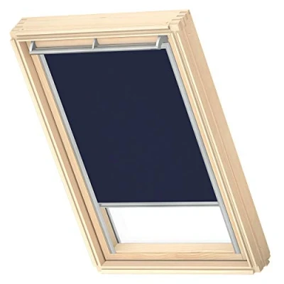 Image de VELUX Original Store Occultant, Cadre Argenté, MK06, Bleu Foncé