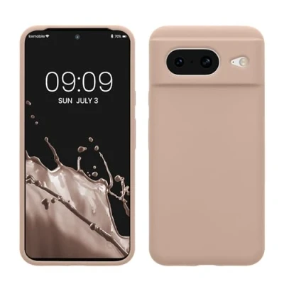 Image de kwmobile Housse Compatible avec Google Pixel 8 Coque de téléphone Protection Souple en TPU Silicone Rose Ancien Mat