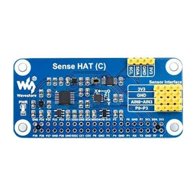 Image de Sense HAT (C) pour tableau de la série Raspberry Pi, avec plusieurs capteurs intégrés, extension AD prendre en charge les externes
