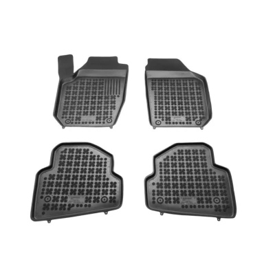 Image de REZAW PLAST 200204 Ensemble de tapis sol Caoutchouc avant et arrière 4 noir , Sur mesure SKODA: Fabia 2