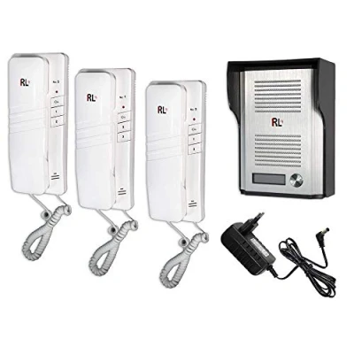Image de interphone Mural avec 3 Cornes ouvre Porte Touches Portail RL 3203A CW553