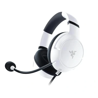 Image de Razer Kaira X Casque Gaming Filaire pour Xbox Series XS (Haut parleurs TriForce de 50mm, Microphone Cardioïde HyperClear, Commandes intégrées, Compatibilité Multiplateforme) Blanc