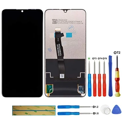 Image de swark Écran LCD compatible avec Huawei P30 Lite/Nova 4E MAR L01A L21A LX1A tactile Digitizer Assembly Verre + Outils (Noir sans cadre)