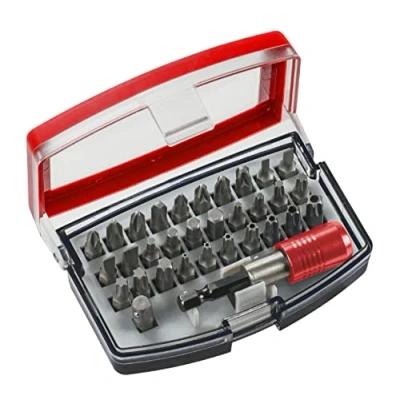 Image de kwb Bit Set Bitbox avec porte embouts 32 pièces y compris tige hexagonale 1/4 pouce selon ISO 1173 et forme C 6.3