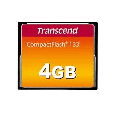 Image de Transcend TS4GCF133 mémoire flash 4 Go CompactFlash MLC Neuf