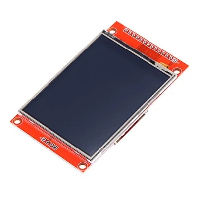 Image de 2.8 &quot;SPI TFT LCD Display Touch Panel, 240x320 SPI Panel Serial Port Module avec PCB ILI9341 5V/3.3V Color LED