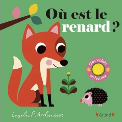 Image de Où est le renard ? Livre à rabats en feutrine et miroir À partir de 6 mois