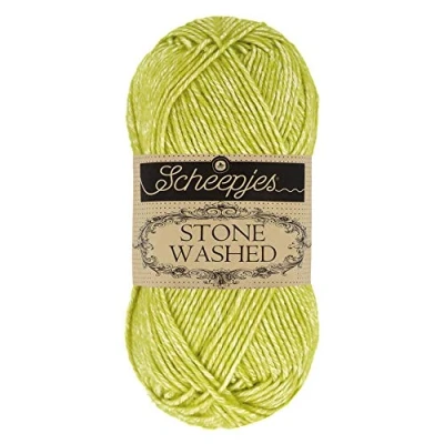 Image de Scheepjes Fil Stone Washed 827 péridot 1 x 50 g