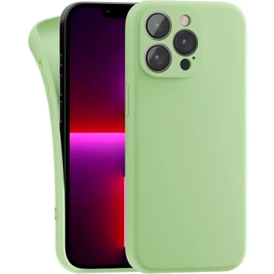 Image de MyGadget Coque Compatible avec Apple iPhone 13 Pro Max Case TPU Souple &amp; Soft Cover Protection Extra Fine Légère Étui Coloré Anti Choc et Rayures Vert