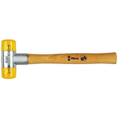 Image de Wera 05000010001 100 Maillet avec embouts Cellidor, # 2 x 27 mm, Jaune