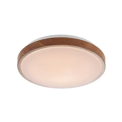Image de LED Plafonnier Mendosa (Moderne) en Marron e. a. pour Salon &amp; Salle à manger (1 lampe,à), Eclairage LED, Lampe Luminaire Plafonnier, Plafond, Eclerage
