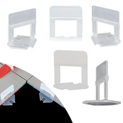 Image de EXLECO Système de Nivellement pour Carrelage Kit 600 Languettes Clips 2mm la Pose Carreaux épaisseur 312 mm