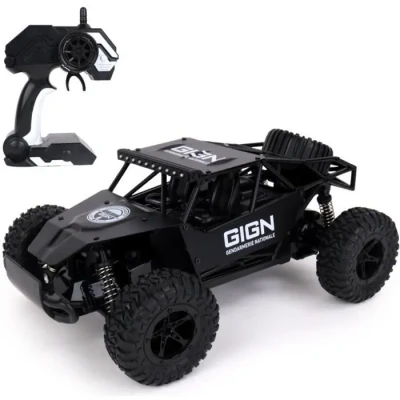 Image de TURBO CHALLENGE Buggy GIGN Elite 099226 Voiture Télécommandée Noir 1/16 Prêt à Rouler Batterie Rechargeable et Piles incluses Métal À Partir de 8 Ans