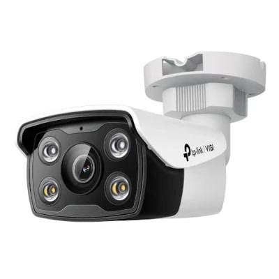Image de TP Link VIGI Caméra de sécurité extérieure intelligente réseau Bullet 5 MP en couleur, détection AI, H.265+, WDR 120 dB, IP67, audio bidirectionnel, télécommande, emplacement pour carte SD (VIGI C350