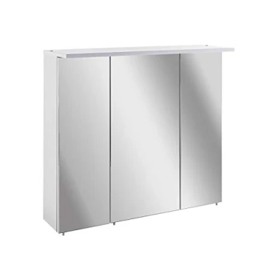 Image de Schildmeyer Padua Armoire Miroir 148838, Gris Platine/chêne, 70,5 x 16 72,3 cm (L/P/H)