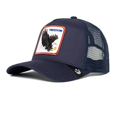 Image de Goorin Bros. Panther Vibes/Panther Trucker Cap, Marine (Freedom Truckin), Taille Unique
