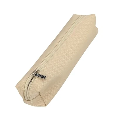 Image de Online Trousse/fourre Tout Premium rétro Beige I étui à Crayons élégant pour garçons et Filles fourre avec Zip Pratique 1 Compartiment idéal l&#039;école, l&#039;université Le Bureau