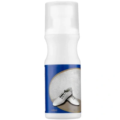 Image de JJPJL 100ml Cirage,Cirage Chaussure Cuir,Cirages et Produits D&#039;entretien Chaussures,Cire Cuir,pour les en Cuir Véritable ou Artificiel,Avec Applicateur Eponge(Incolore)
