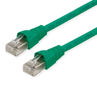 Image de Câble patch Cat.7 S FTP 2,0 m Vert TELEGARTNER