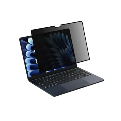 Image de Belkin ScreenForce Protection d&#039;écran TruePrivacy pour MacBook Air 13&quot; M2 (antireflet, filtre latéral et bidirectionnel, indice 2H,