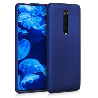 Image de kwmobile Housse Compatible avec Xiaomi Mi 9T (Pro) / Redmi K20 Coque de téléphone Protection Souple en TPU Bleu métallique