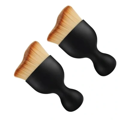 Image de Yoezuo 2 Pcs Brosse à Poussière pour Intérieur de Voiture, Nettoyage D&#039;intérieur Détails Automatiques, Outils Intérieurs Pinceau Detailing Auto