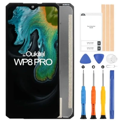 Image de ARSSLY Écran LCD pour Oukitel WP8 PRO Remplacement Digitizer Tactile Assemblée avec Outils