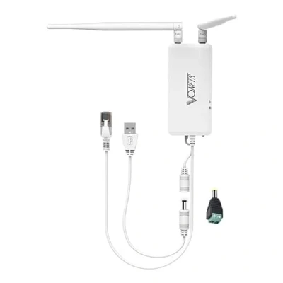 Image de VONETS Industriel 2.4GHz Serveur de Port série WiFi Pont Routeur sans Fil Répéteur Ethernet, Hotspot Signal Extender pour dispositifs médicaux, Caméra IP, PLC, télescope, équipement réseau VAP11S 232