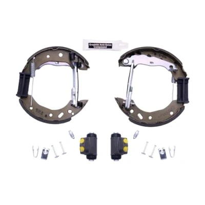 Image de HELLA Shoe Kit Pro 8DB 355 004 441 de freins, freins à tambours avec cylindre roue, élément d&#039;ajustage FORD: FIESTA 4, KA 3 portes, Puma