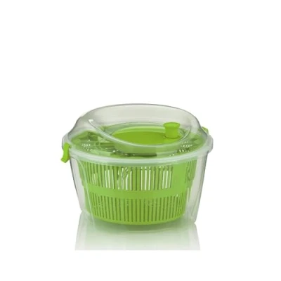 Image de kela 11906 Essoreuse à Salade Mailin 4,4l en Plastique Vert, 24,5 x 17,5 cm