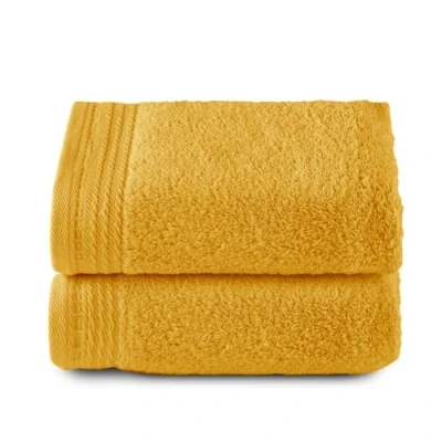 Image de Top Towel Premium Grandes Serviettes de Bain 2 essuie Mains 50 x 100 cm 100% Coton 600 grammes Or