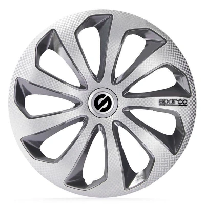 Image de SPARCO Sicilia SPC1575SVGRC Enjoliveurs 15Pouce gris/argenté, carbone