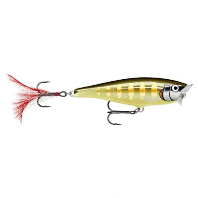 Image de Rapala Skitter Pop Leurre Construction Balsa Matériel de Pêche d&#039;eau Douce Prof Nage Surface Taille 7cm / 7g Fabriqué en Estonie Striped Grey Shiner Unisex Adult