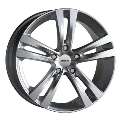 Image de MAK 5Trou 17Pouce 114.3mm Jante alu 17Pouces zenith Antraciet F7070ZHTM50F4 7Pouces 50mm 76mm RENAULT: GRAND SCENIC 3