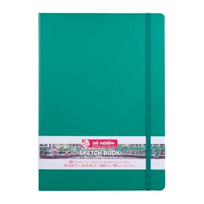 Image de Talens Art Creation Carnet de croquis à dessin 21 x 30 cm Vert forêt T9314 333M 452272