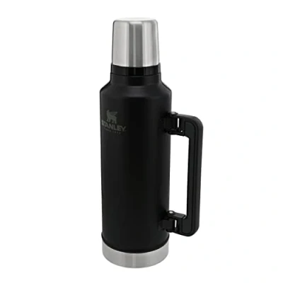 Image de Stanley Classic Legendary Thermos 1.9L Maintient la Température 45h (Chaud/Froid) Bouteille Isotherme Sans BPA Gourde en Acier Inoxydable Inox Matt Black