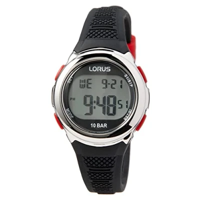 Image de Lorus Garçon. Digital Quartz Montre avec Bracelet en Silicone R2389NX9