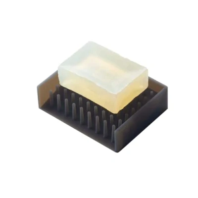 Image de Yamazaki Flotteur Porte Savon, Silicone, Noir, Taille Unique