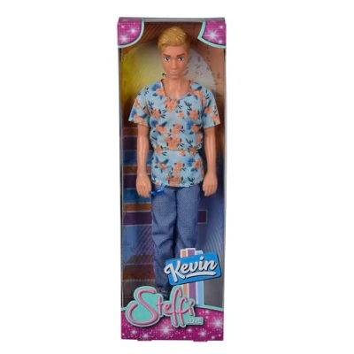 Image de Simba 105733520 Steffi Love Kevin en vêtements décontractés, 2 Assortis, Un Seul Article est livré, poupée avec Lunettes de Soleil et Baskets, 30 cm, pour Les Enfants à partir 3 Ans