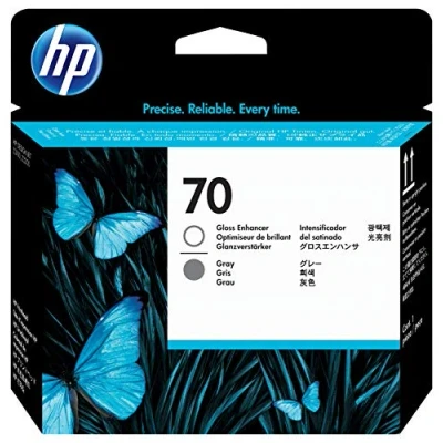Image de HP 70 (C9410A) Gris Cartouche d&#039;encre