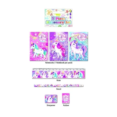Image de Set d&#039;écriture de licorne 5 pièces par unité