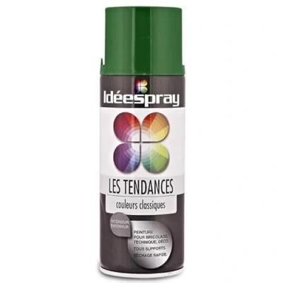 Image de SINTO Bombe Peinture Idéespray Les tendances Vert Pin Brillant Aérosol 400 ml