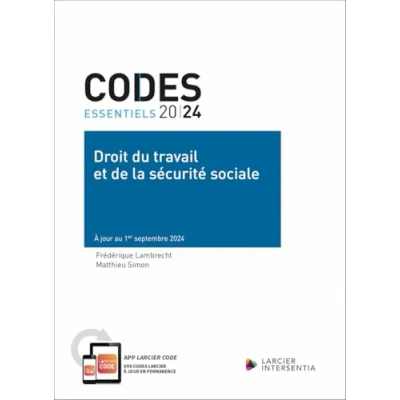 Image de Code essentiel Droit du travail et de la sécurité sociale 2024
