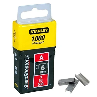 Image de Stanley 1 TRA204T Agrafe 6 mm Type A Boîte 1000 pièces