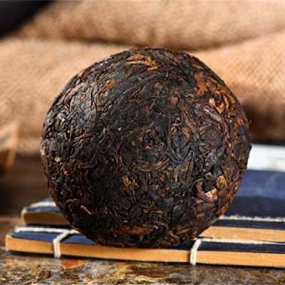 Image de Chine Yunnan Puerh Thé 100g (0.22LB) cuit Puer vieux arbre Tuo ancien Tuocha de santé Pu&#039;er noir chinois Pu er mûr erh Puh rouge